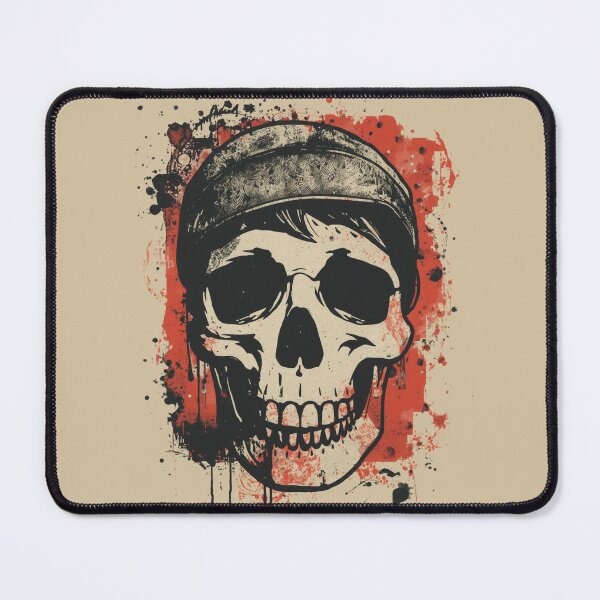 Item preview, Biker Skull Cap Gothic Horror Art designed and sold by ERODED SELF.