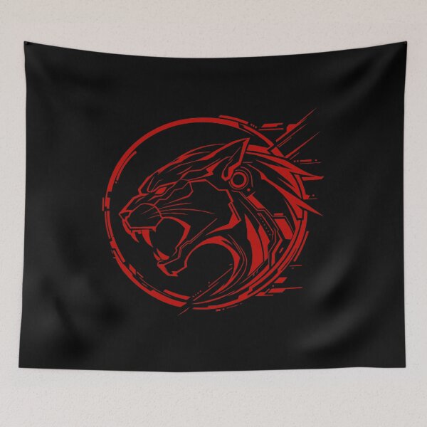 Item preview, Cyber Panther Neon Red Futuristic Samurai designed and sold by Neon_Ronin.