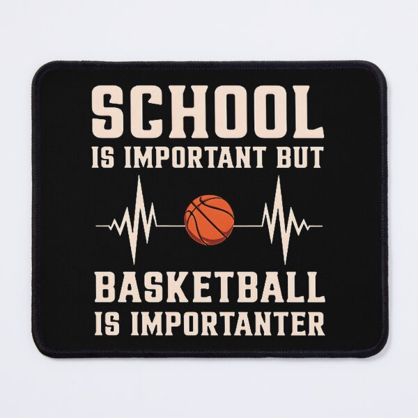 Item preview, Retro School Is Important But Basketball Is Importanter Design for Sports Fans designed and sold by theradishspirit.