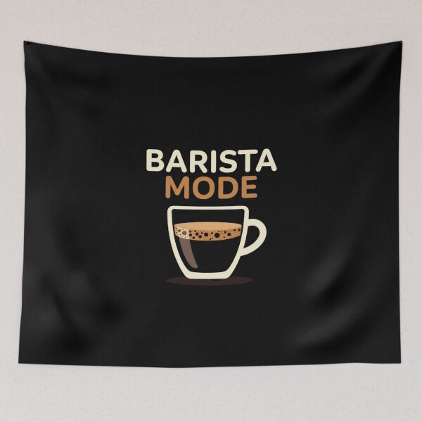 Item preview, Barista Mode Coffee Cup Cream and Caramel designed and sold by EcoArtTees.