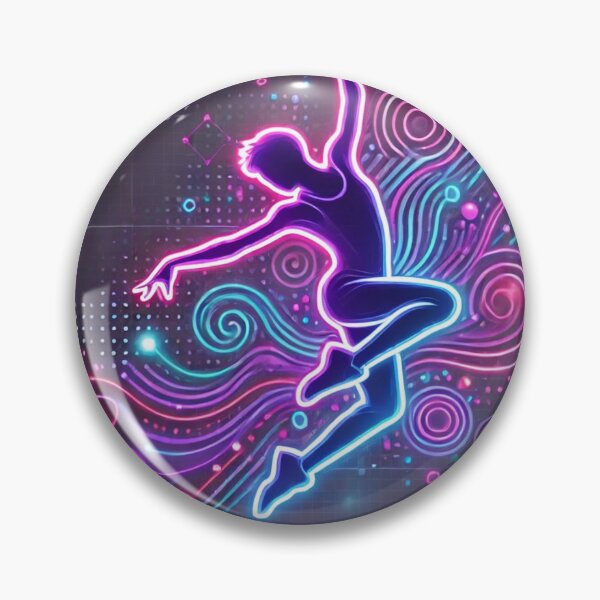 Item preview, Neon Dance Glow Dancer Retro Wave Design designed and sold by Lespribos .