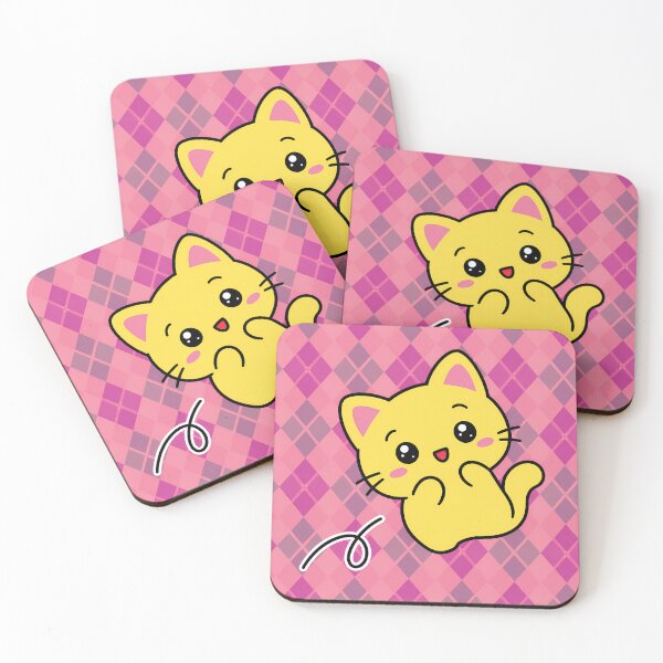 Item preview, Adorable Kawaii Yellow Cat designed and sold by CHIL-AR.