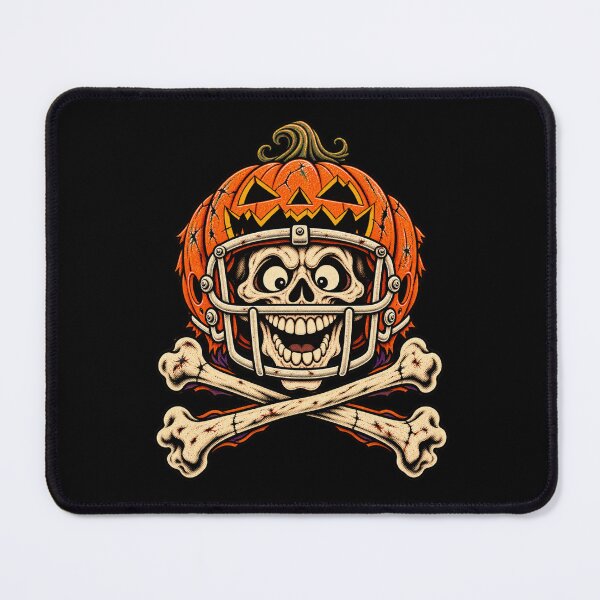 Item preview, Funny Skeleton Playing Football Halloween Pumpkin Helmet designed and sold by GibasVisuals.