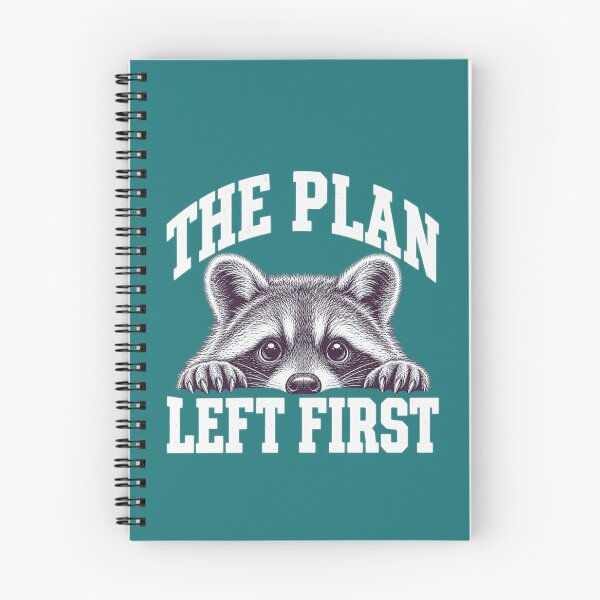 Item preview, The Plan Left First Raccoon – Funny Vintage Engraving designed and sold by LuveraxArt.