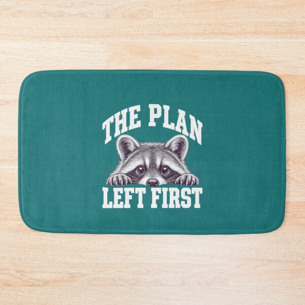 Item preview, The Plan Left First Raccoon – Funny Vintage Engraving designed and sold by LuveraxArt.