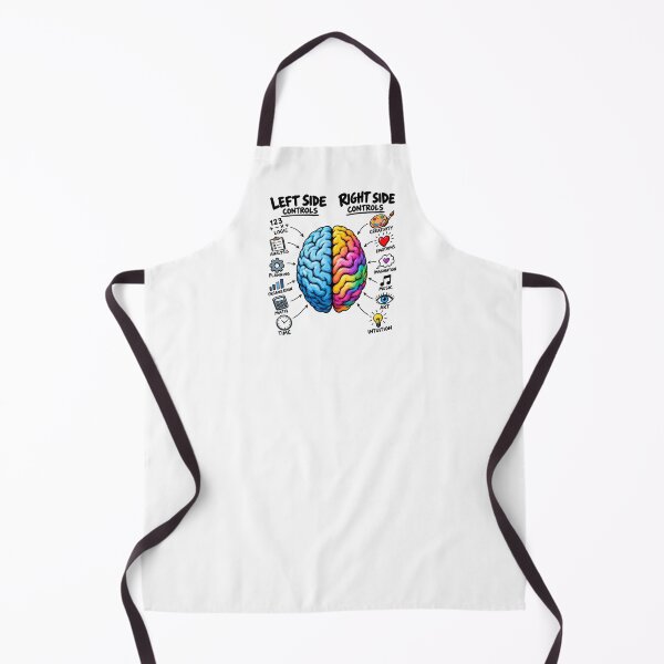 Item preview, Left Brain Right Brain Creativity Logic Diagram designed and sold by Artmares.