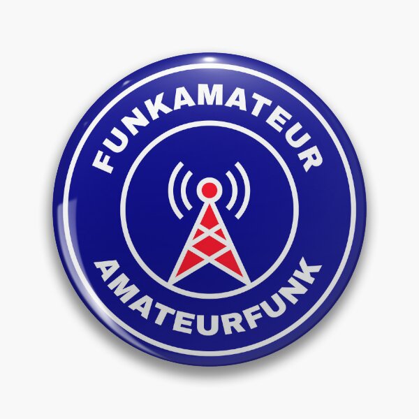 Item preview, German HAM Amateur Radio Operator Antenna Badge designed and sold by AnnSign.