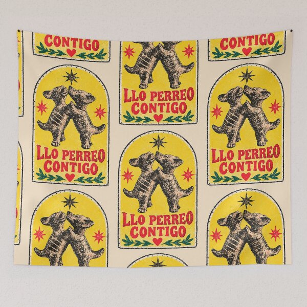 Item preview, Llo Perreo Contigo Colima Dogs designed and sold by El Brown Mercado.