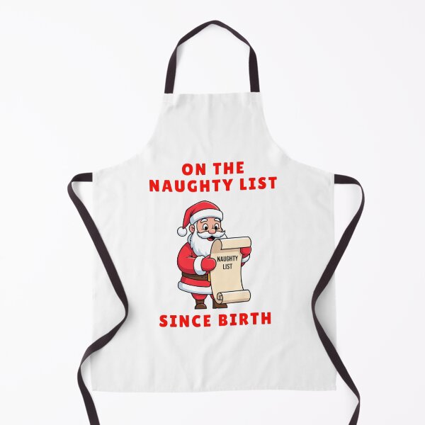Artikelvorschau, ON THE NAUGHTY LIST SINCE BIRTH (CHRISTMAS HUMOR) entworfen und verkauft von lovewhatyoudo.