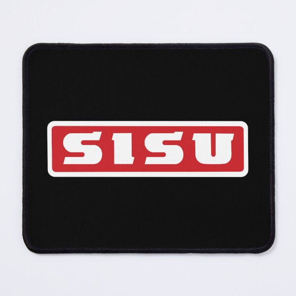 Item preview, Retro Sisu - puna-valko designed and sold by knappidesign.