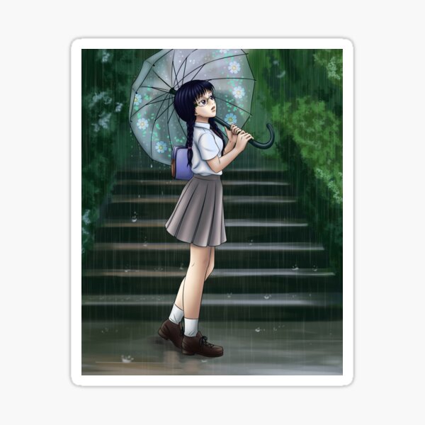 Rainy Days - Original Anime Illustration Sticker