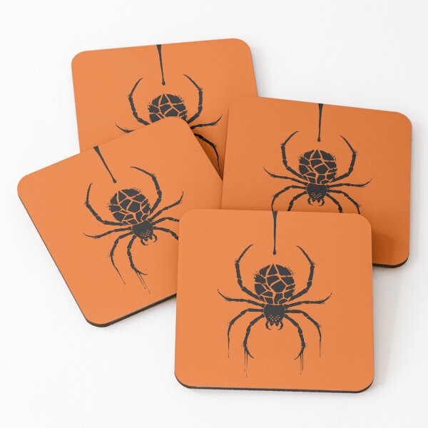 Item preview, Creepy Spider Ink Splatter Gothic Halloween Art designed and sold by cabana.space.