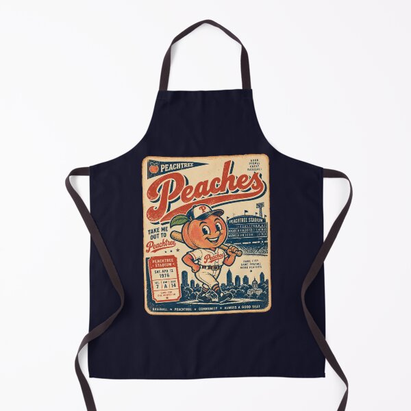 Item preview, Peachtree Peaches Vintage Baseball Shirt, Retro Atlanta Baseball Mascot Tee, Old School Georgia Sports Graphic designed and sold by GhostDawgs.