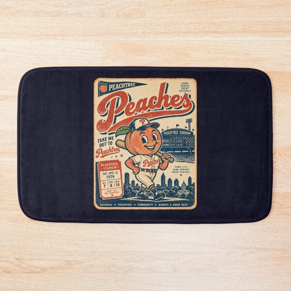 Item preview, Peachtree Peaches Vintage Baseball Shirt, Retro Atlanta Baseball Mascot Tee, Old School Georgia Sports Graphic designed and sold by GhostDawgs.