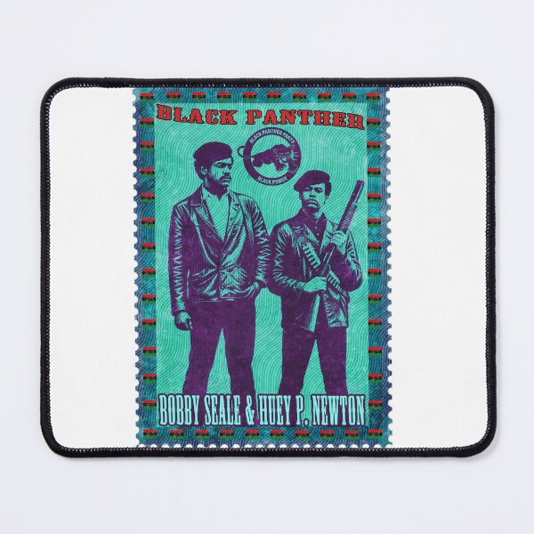 Item preview, Black Panther Party Founders Huey Newton Bobby Seale vintage postage stamp designed and sold by Youngkev-arts.