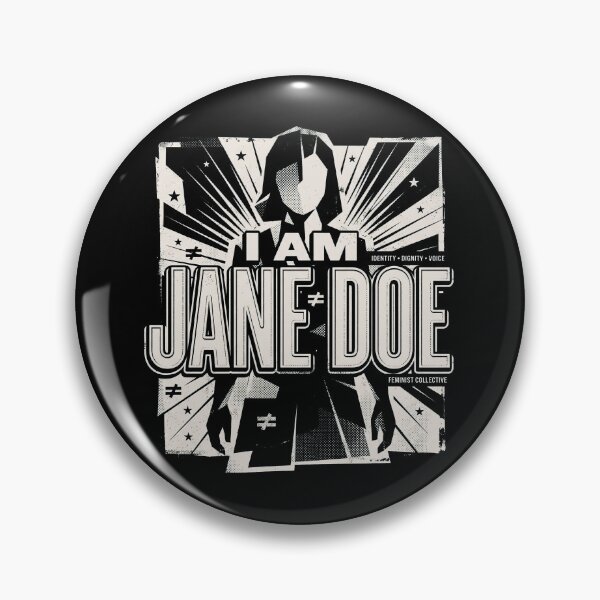 Item preview, I Am Jane Doe Feminist Protest Vintage Statement designed and sold by Etch-art.