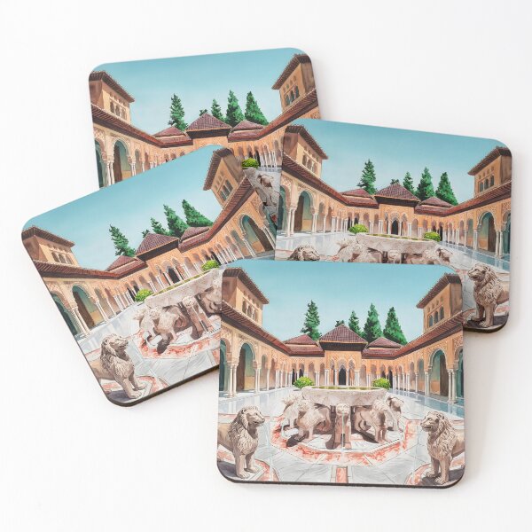 Item preview, Alhambra Palace Watercolor Print – Granada Spain Wall Art designed and sold by POSTERIOCREW.