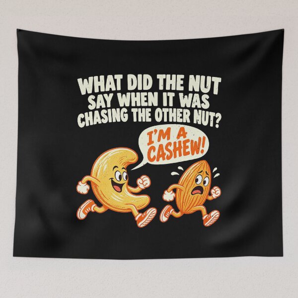 Item preview, Funny Cashew and Almond Chase Joke designed and sold by elderberry.