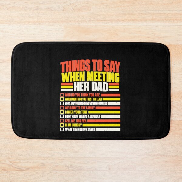 Item preview, Meeting Her Father Checklist Humor designed and sold by elderberry.