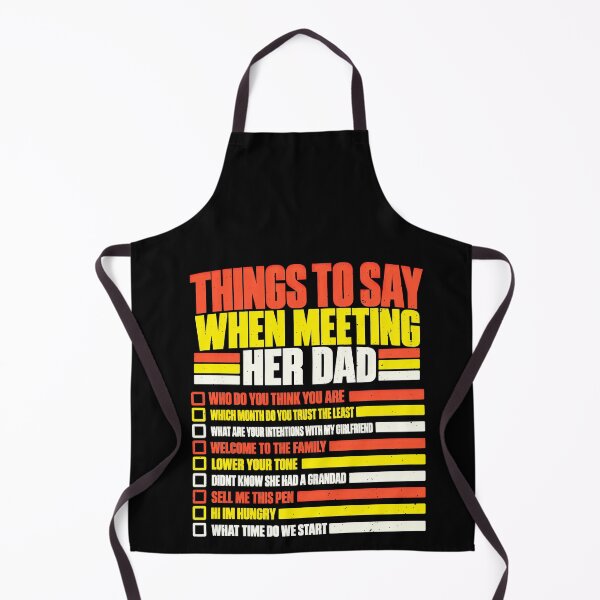 Item preview, Meeting Her Father Checklist Humor designed and sold by elderberry.