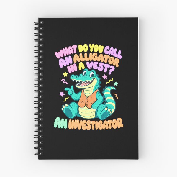 Item preview, Alligator Detective Joke: An Investigator in a Vest designed and sold by elderberry.