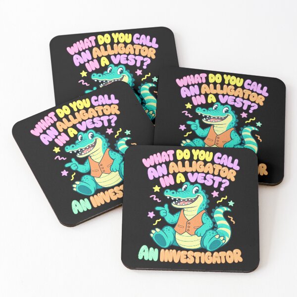 Item preview, Alligator Detective Joke: An Investigator in a Vest designed and sold by elderberry.