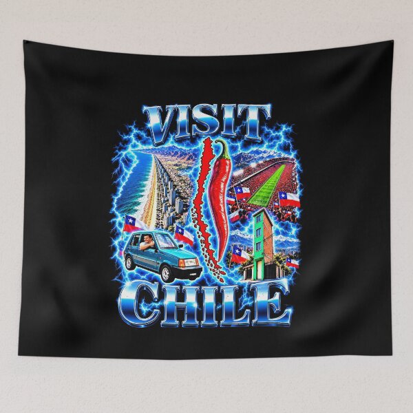 Item preview, Visit Chile Travel Collage and Chilean Pride designed and sold by elderberry.