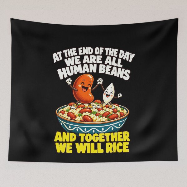 Item preview, We Are All Human Funny Beans Food Joke designed and sold by elderberry.