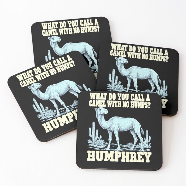 Item preview, What Do You Call a Camel With No Humps? A Funny Dromedary Pun designed and sold by elderberry.