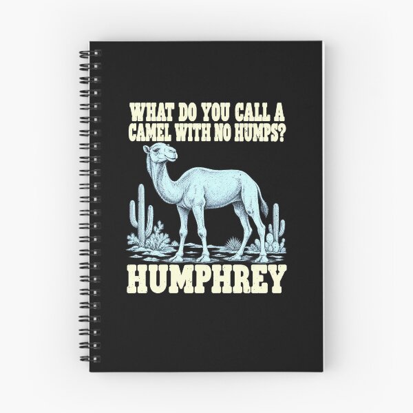 Item preview, What Do You Call a Camel With No Humps? A Funny Dromedary Pun designed and sold by elderberry.