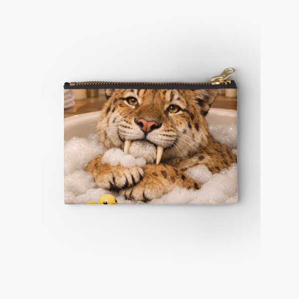 Item preview, Cozy Saber-Toothed Tiger Bubble Bath designed and sold by Sillytoe.