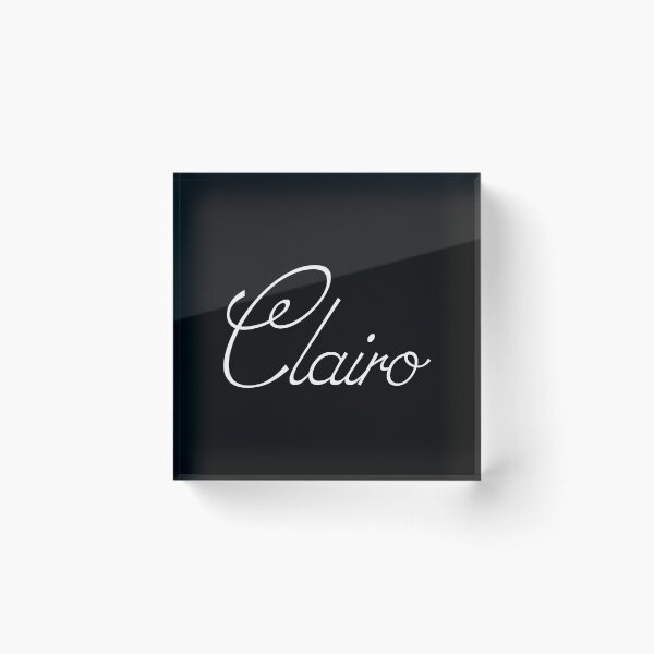 Aperçu de l'œuvre Produits dérivés Clairo, logo Clairo créée et vendue par khallidaart.