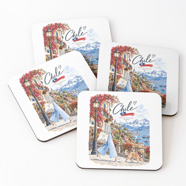 Item preview, Valparaiso Chile Travel Illustration designed and sold by EdwinkOne.