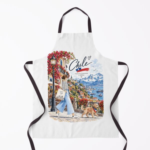 Item preview, Valparaiso Chile Travel Illustration designed and sold by EdwinkOne.