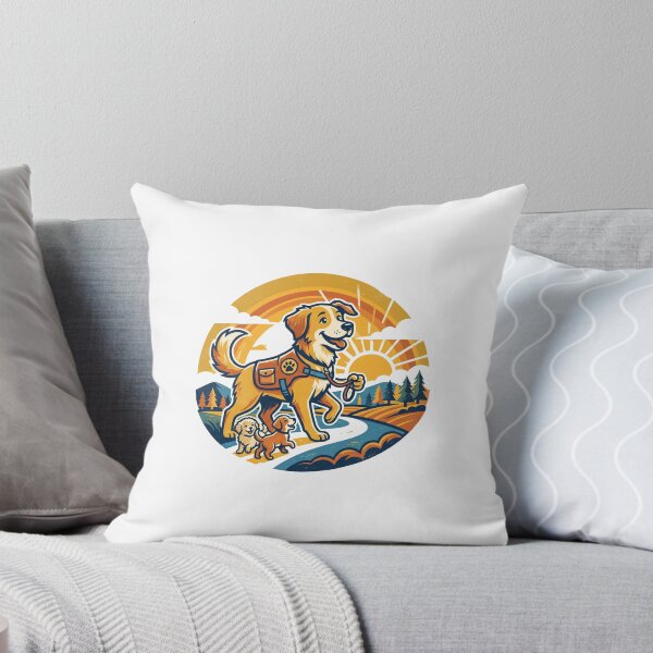 Aperçu de l'œuvre Personnage de chien Lever de soleil créée et vendue par AmadeusModern.