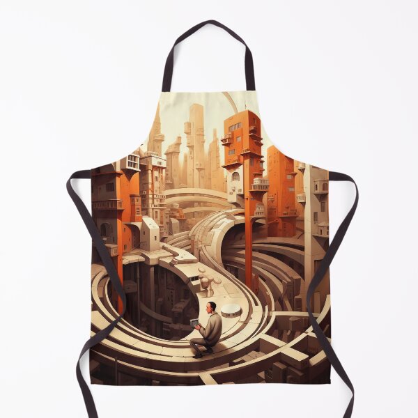 Item preview, Alien City Explorer - Sci-Fi Fantasy Cyberpunk Landscape designed and sold by DEC02.