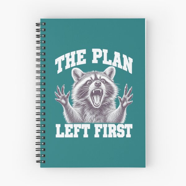Item preview, The Plan Left First Raccoon – Funny Vintage Engraving designed and sold by LuveraxArt.