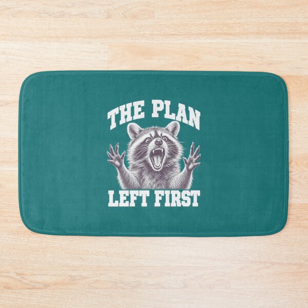 Item preview, The Plan Left First Raccoon – Funny Vintage Engraving designed and sold by LuveraxArt.