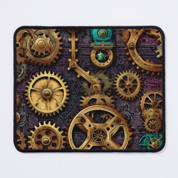 Item preview, Steampunk Machinery & Gothic Dark Purple Pattern designed and sold by DEC02.