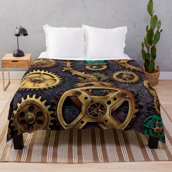 Item preview, Steampunk Machinery & Gothic Dark Purple Pattern designed and sold by DEC02.