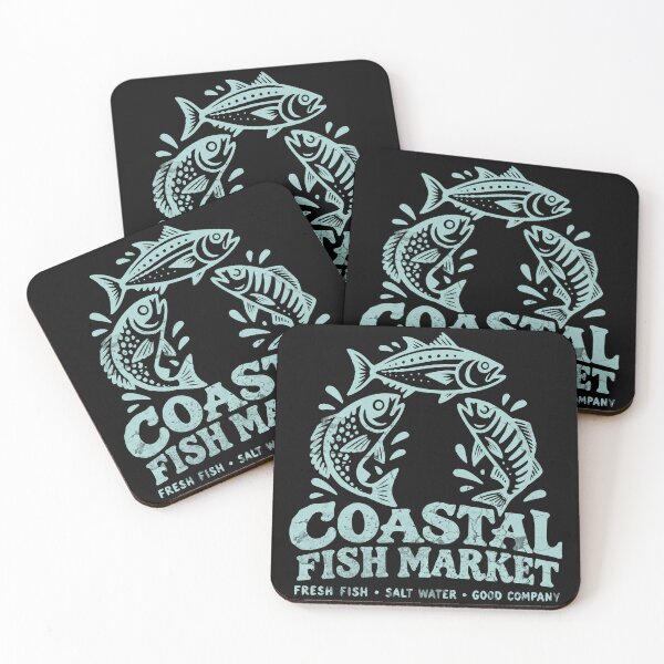 Item preview, Coastal Fish Market designed and sold by Taprack Threads.