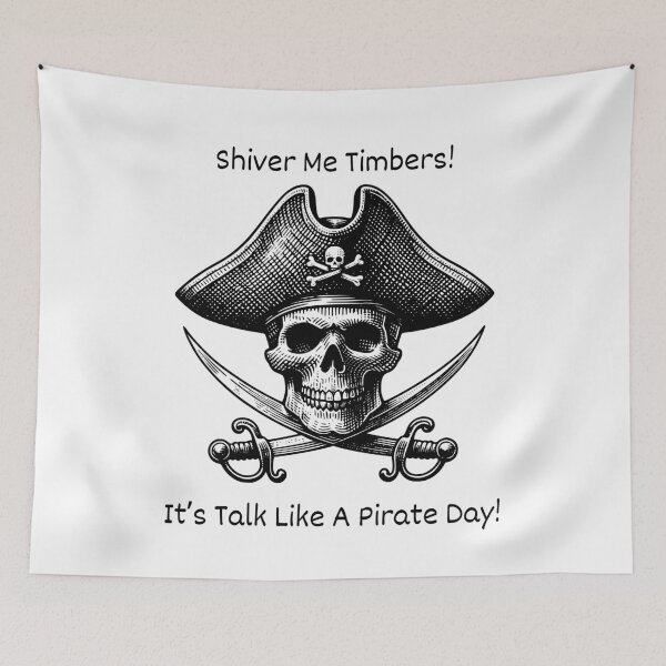 Artikelvorschau, Shiver Me Timbers - It's Talk Like A Pirate Day! entworfen und verkauft von lovewhatyoudo.