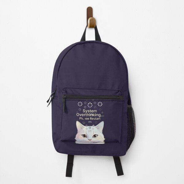 Item preview, System Overthinking Please Restart Pastel Cat designed and sold by EcoArtTees.