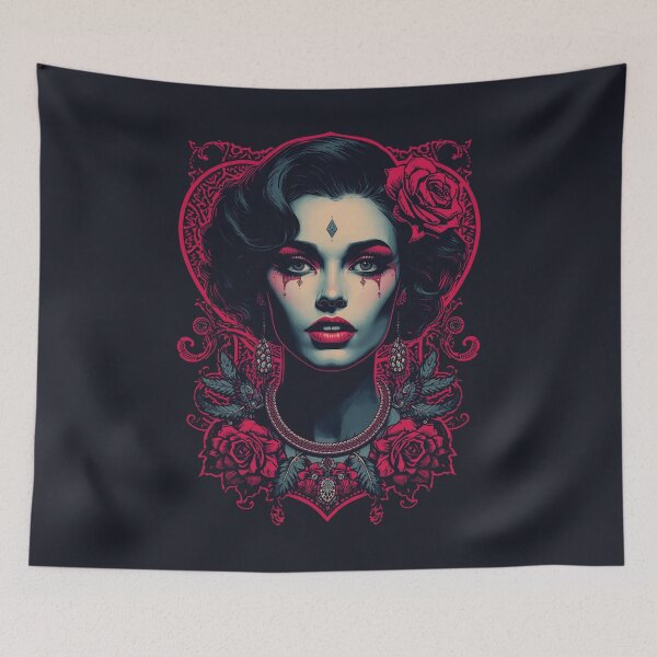 Item preview, Neo Traditional Dark Romance Art designed and sold by ERODED SELF.