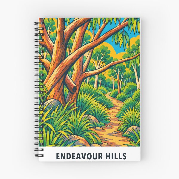 Item preview, Endeavour Hills Churchill Woodland Walking Track Victoria designed and sold by Print My Town.