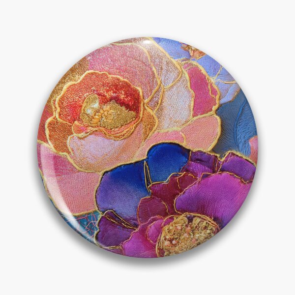 Item preview, Batik Eclectic Botany Indigo Abstract designed and sold by scicilysimonee.