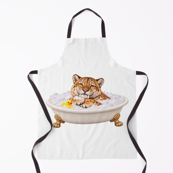 Item preview, Cheerful Saber-Toothed Tiger Bubble Bath designed and sold by Sillytoe.