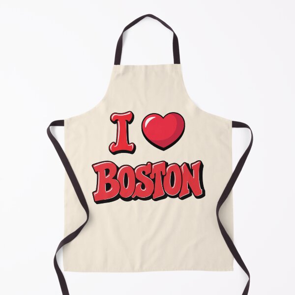 Item preview, I Love Boston in Red Typography Style with Heart Icon designed and sold by FemmePod.