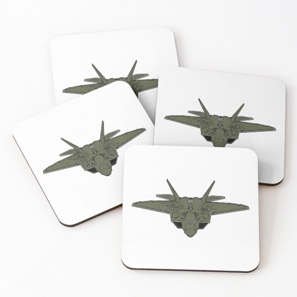 Item preview, Olive Drab Stealth Fighter Jet Front View Military Aviation Pilot Gift designed and sold by IRON WINGS /USAF.