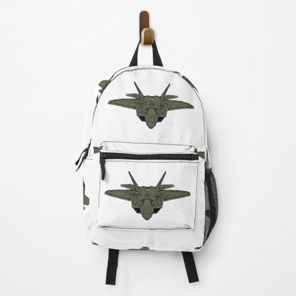 Artikelvorschau, Olivgrüner Tarnkappen-Kampfjet, Frontansicht, Geschenk für Militärpiloten entworfen und verkauft von IRON WINGS /USAF.